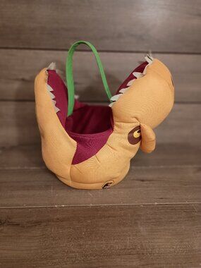 Jurassic Park Jurassic World T-Rex Plush Halloween Basket with Handle